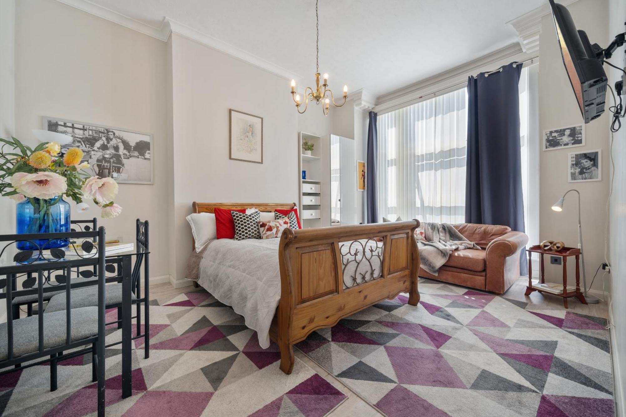 Modern Studio Apartment Londres Exterior foto